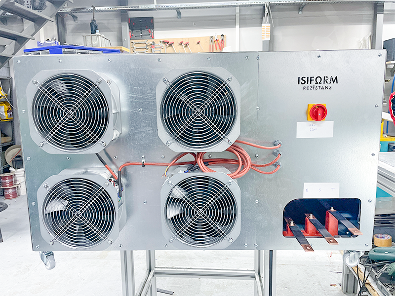 400 Volt , 120Kw , 3 Fazlı , 57 Elemanlı Yük Bankası , Baralı